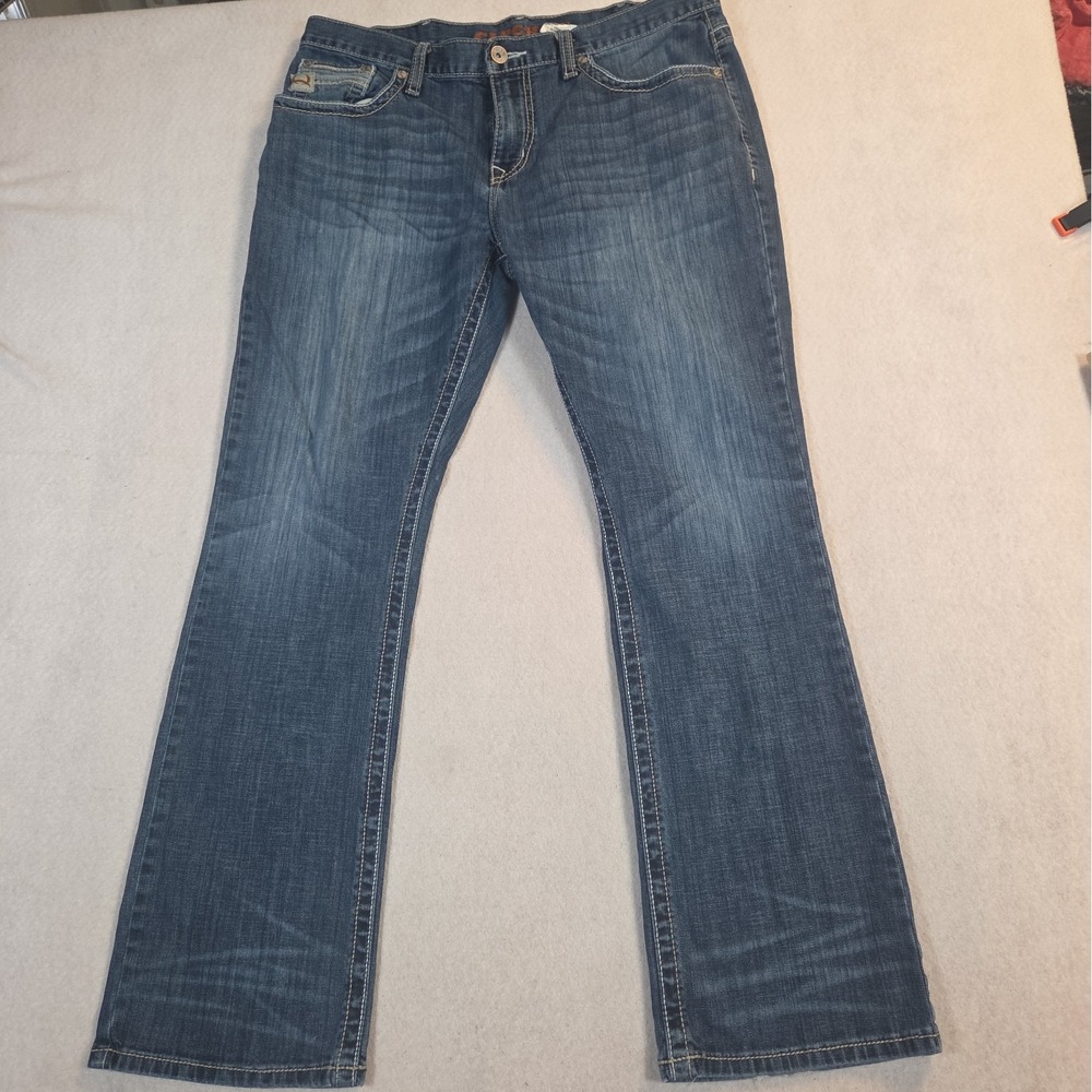 Cinch Ian Jeans Mens 36x32 Bootcut Relaxed Fit Medium Washed Denim